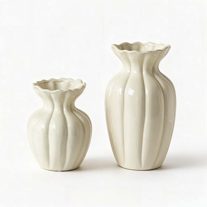 Interior Design Vintage Modern - Vaso in Ceramica Stile Retrò Francese