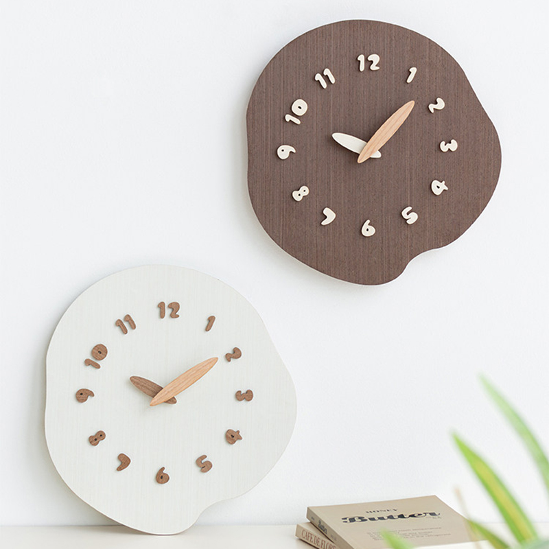 Interior Design Vintage Modern - Orologi da parete in legno Xenomorph,