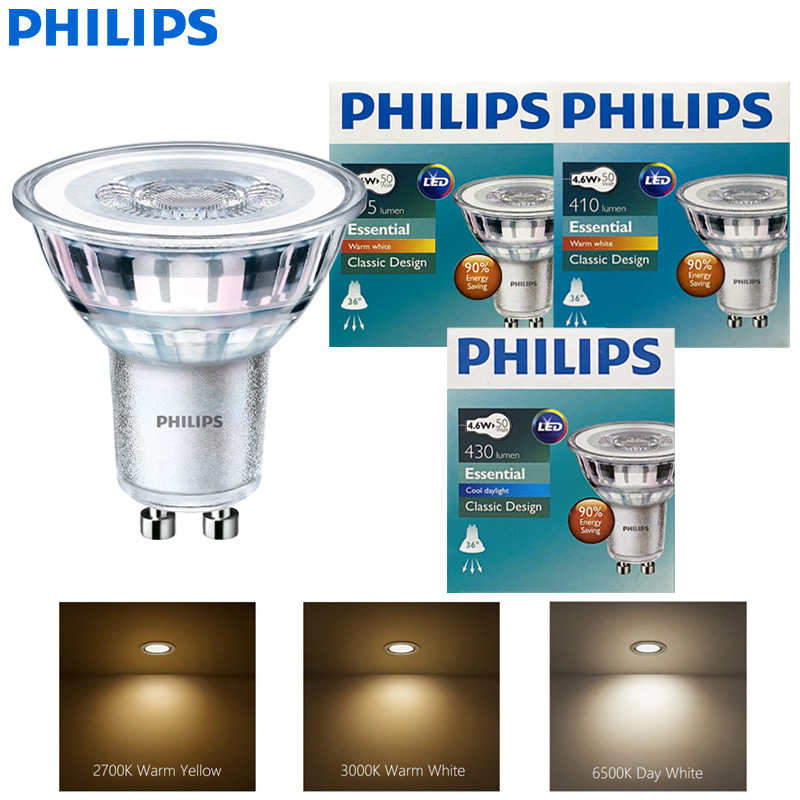 Philips Bulb Led Classic - Faretto LED Philips GU10 PAR16 Essential