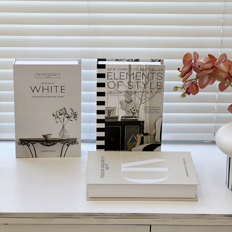 Interior Design Book - Semplici libri finti ornamento camera da