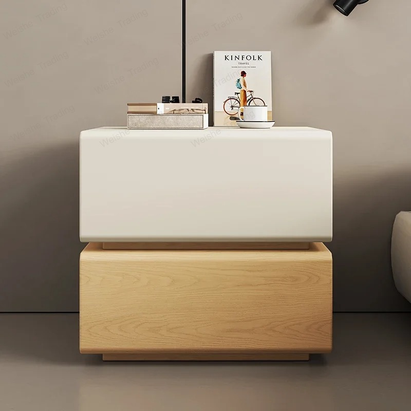Interior Design Vintage Modern - Comodino Minimalista di Lusso, Design Vintage