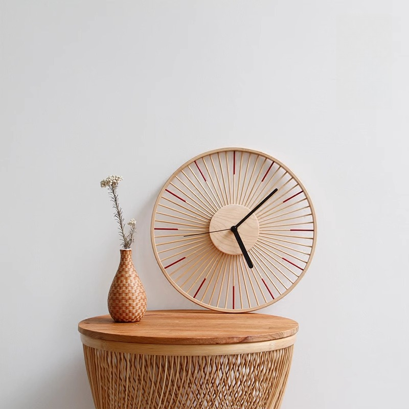 Interior Design Japanese - Orologio da parete semplice giapponese Design