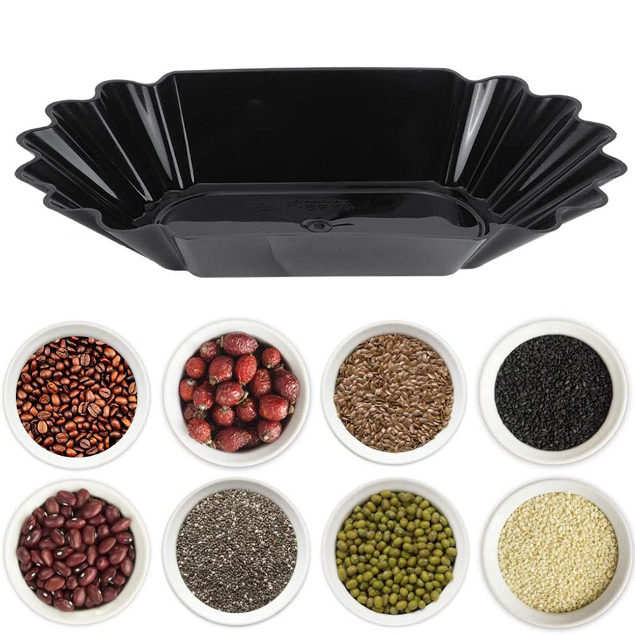 Travertine Tray Oval - Vassoio per campioni di chicchi di