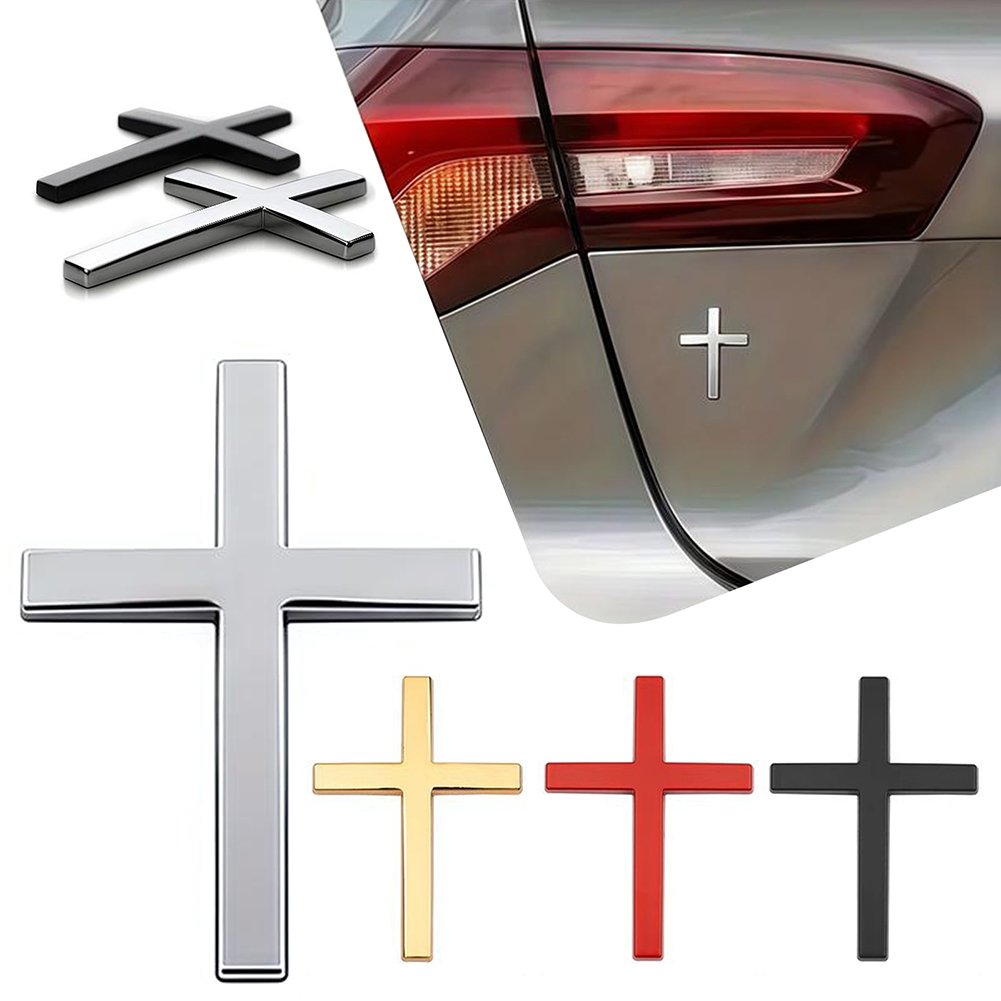 Interior Design Whimsical - Adesivo croce cristiana Carrozzeria SUV Simboli