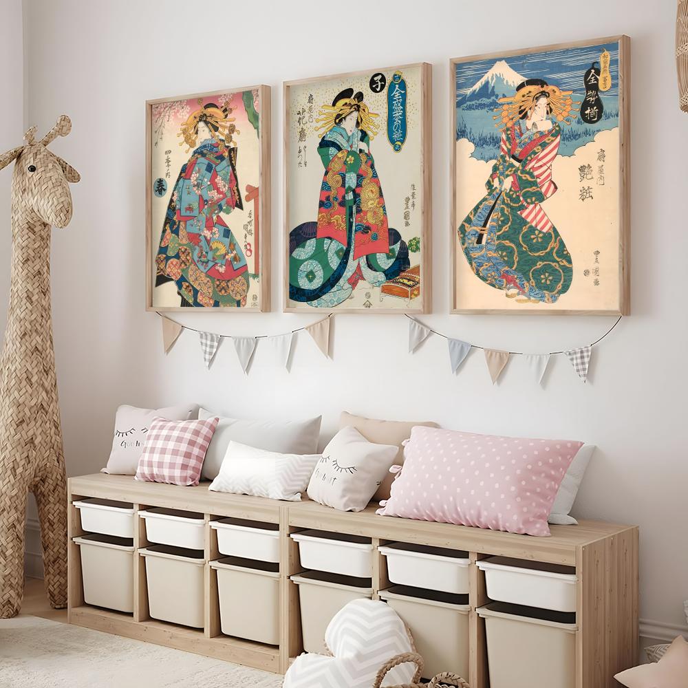 Poster geisha giapponese retrò - Interior Design Japanese recensione e prezzo