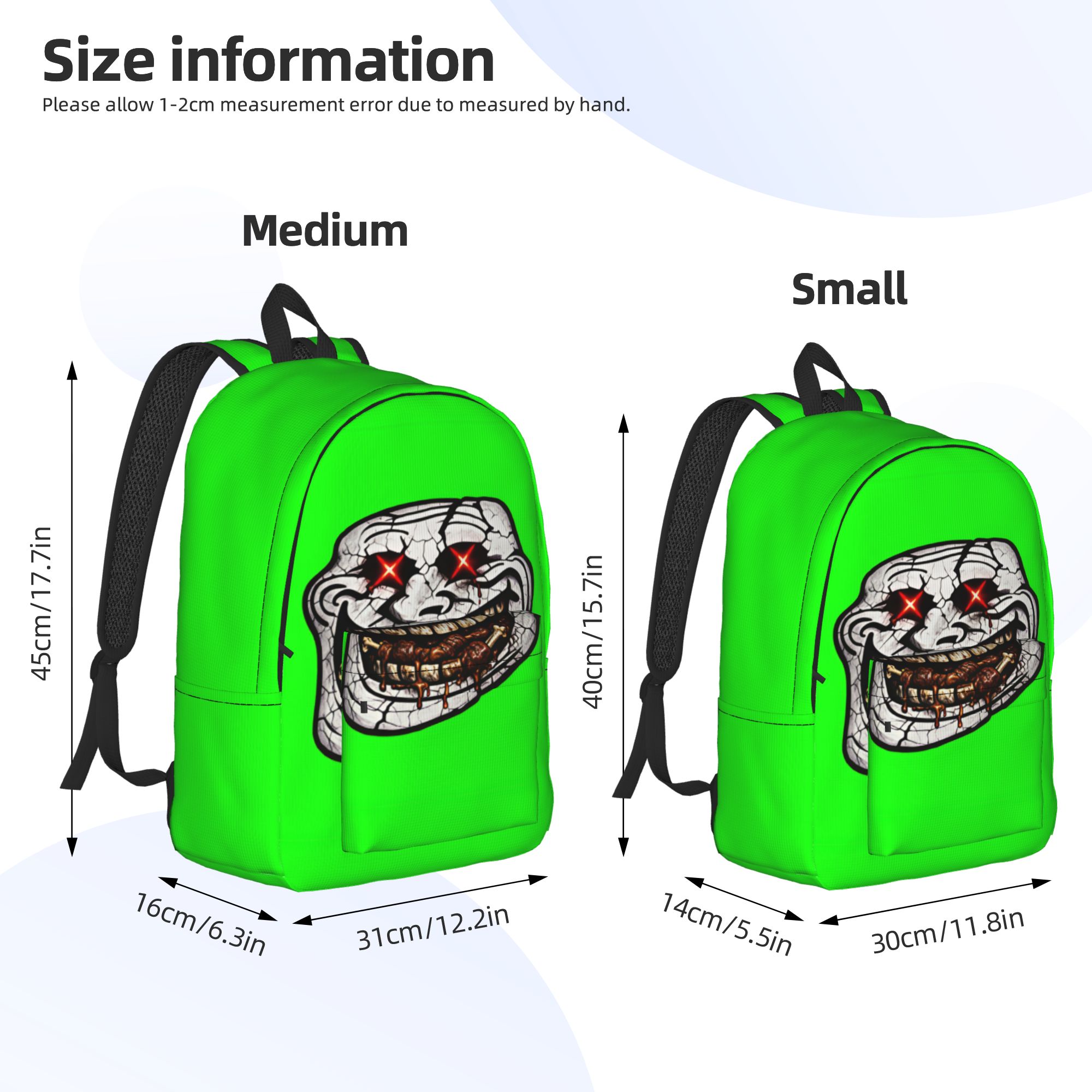 Zaino Divertente Trollface, Za - Interior Design University recensione e prezzo