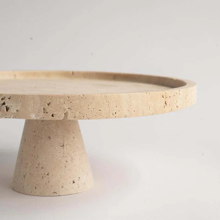 Supporto in marmo naturale di  - Travertine Tray Oval recensione e prezzo