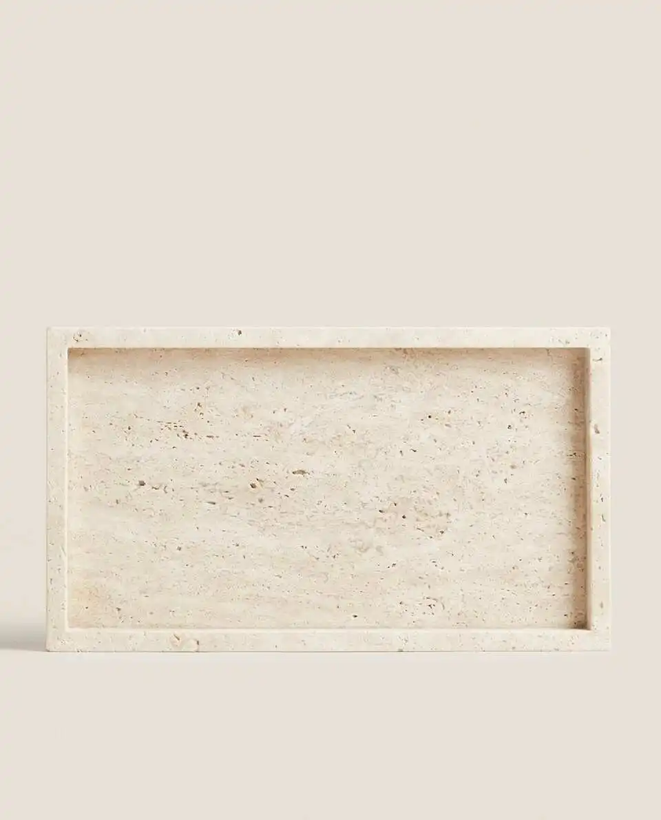 Vassoio in travertino giallo s - Travertine Tray Oval recensione e prezzo