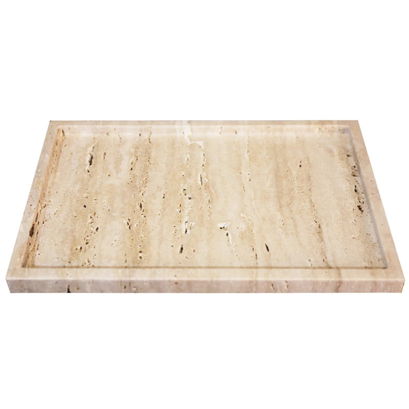 30x20x1.8 cm Natura Marmo Beig - Travertine Tray Oval recensione e prezzo