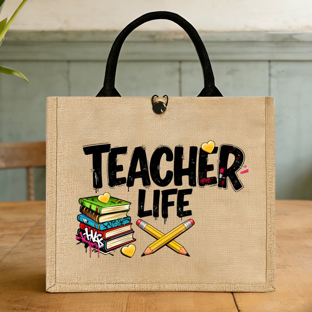 Borsa tote in juta con design  - Interior Design Book recensione e prezzo