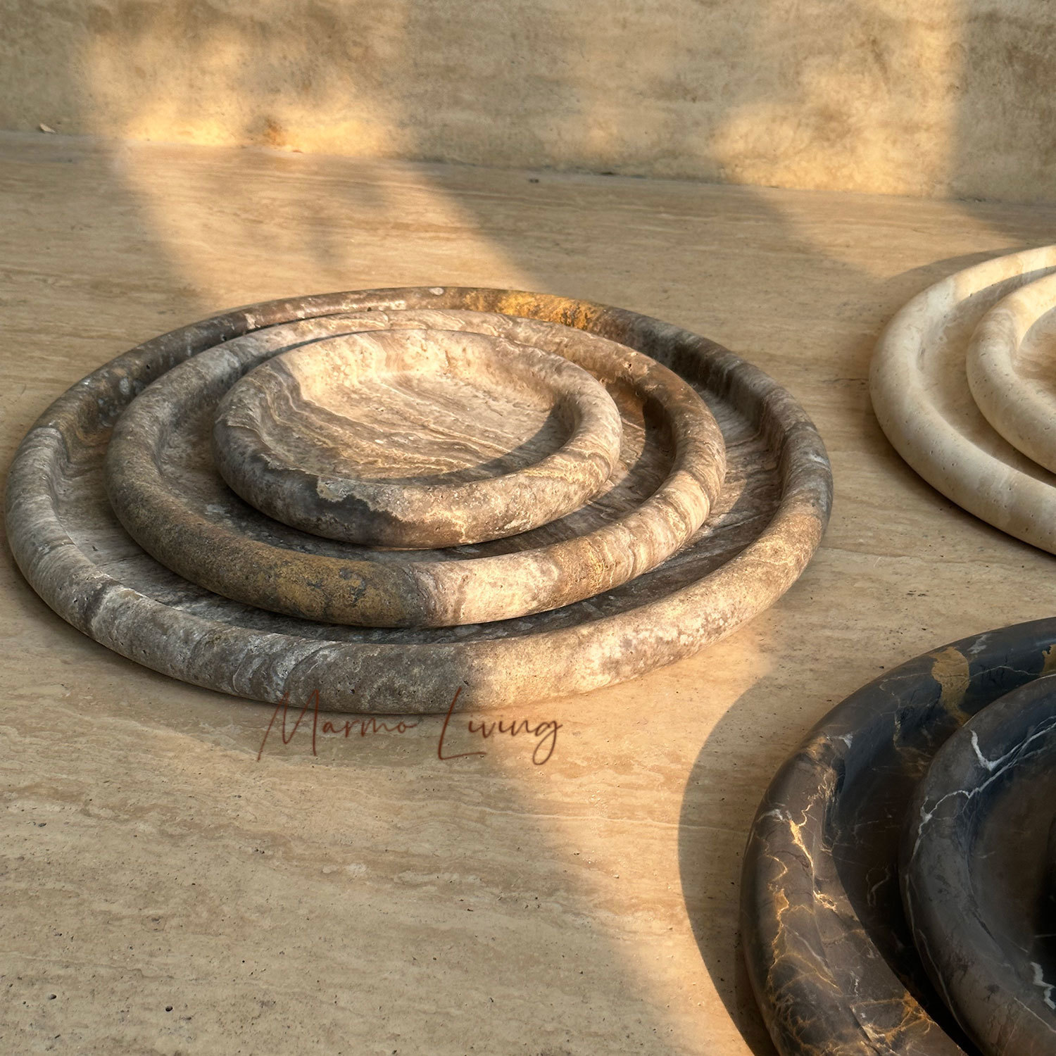Wabi Sabi Vassoio in pietra na - Travertine Tray Oval recensione e prezzo