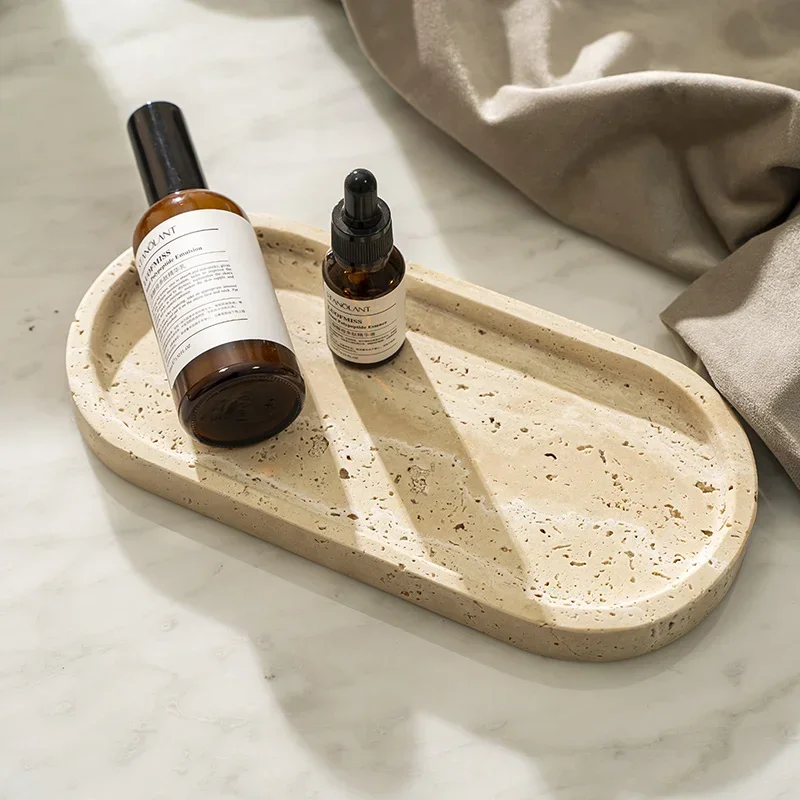 Vassoio ovale in pietra traver - Travertine Tray Oval recensione e prezzo