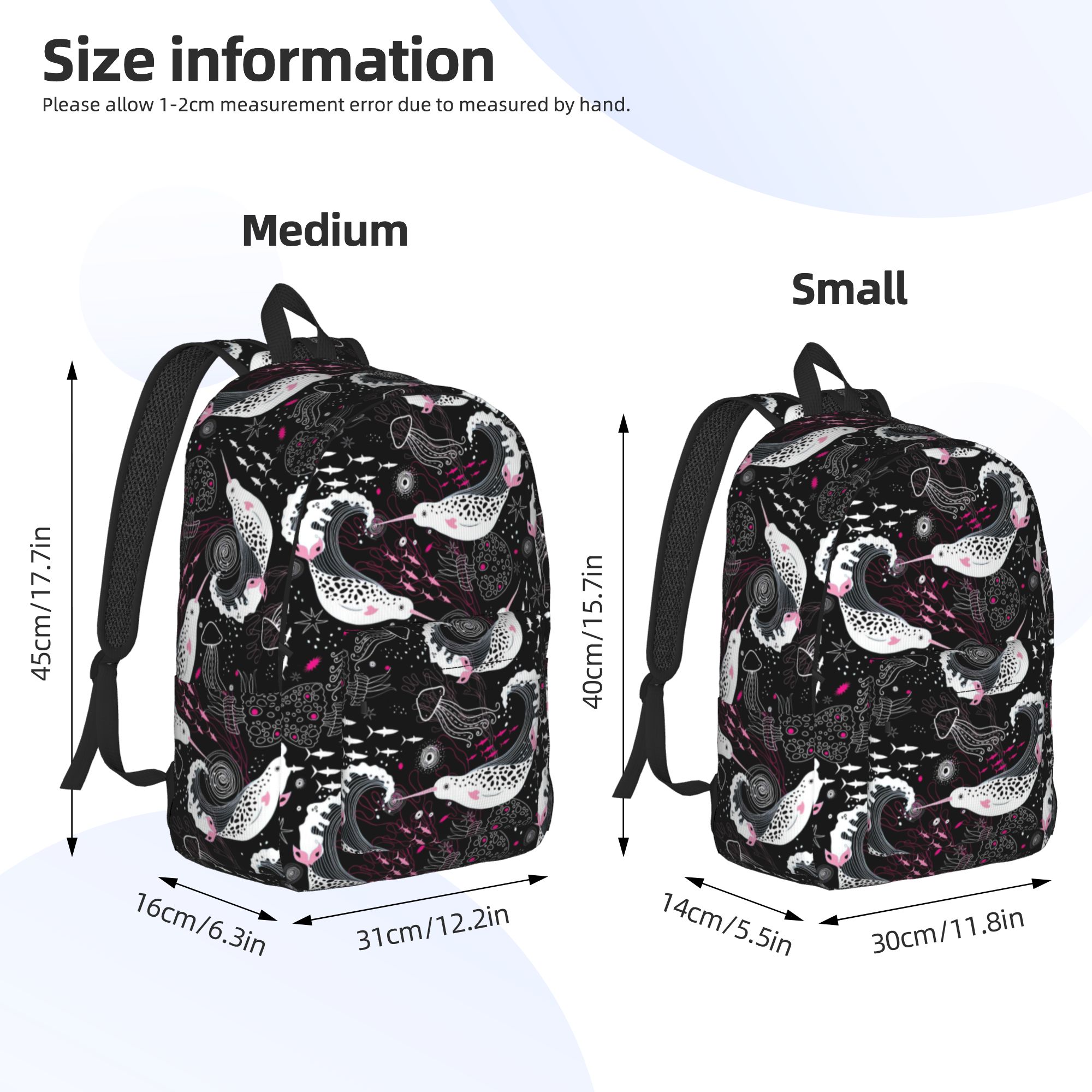 Zaino Narwhal Ocean, Zaini Uni - Interior Design University recensione e prezzo
