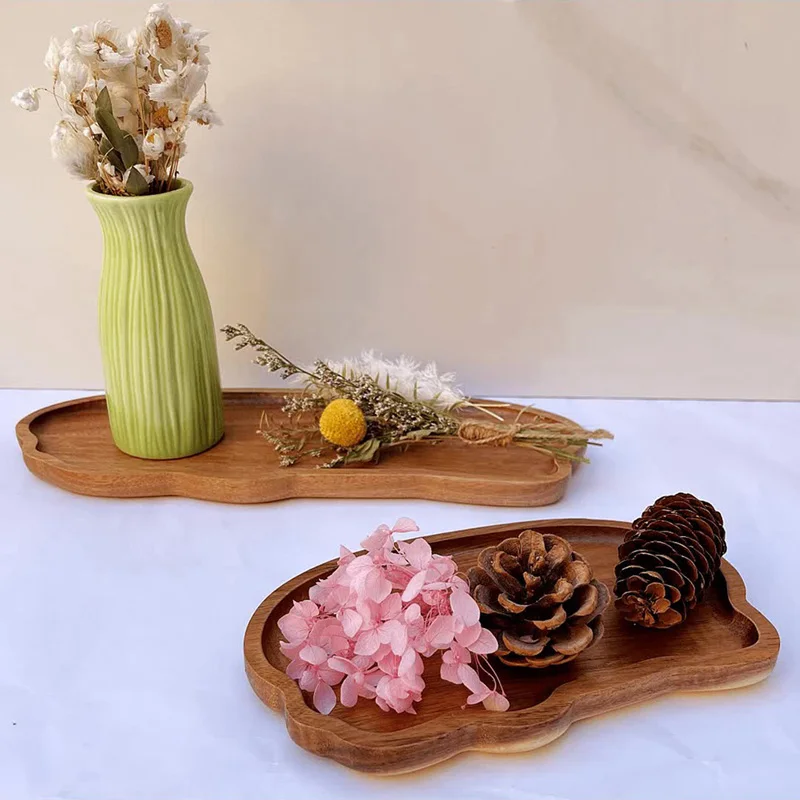 Vassoio da tè e caffè in legno - Travertine Tray Oval recensione e prezzo